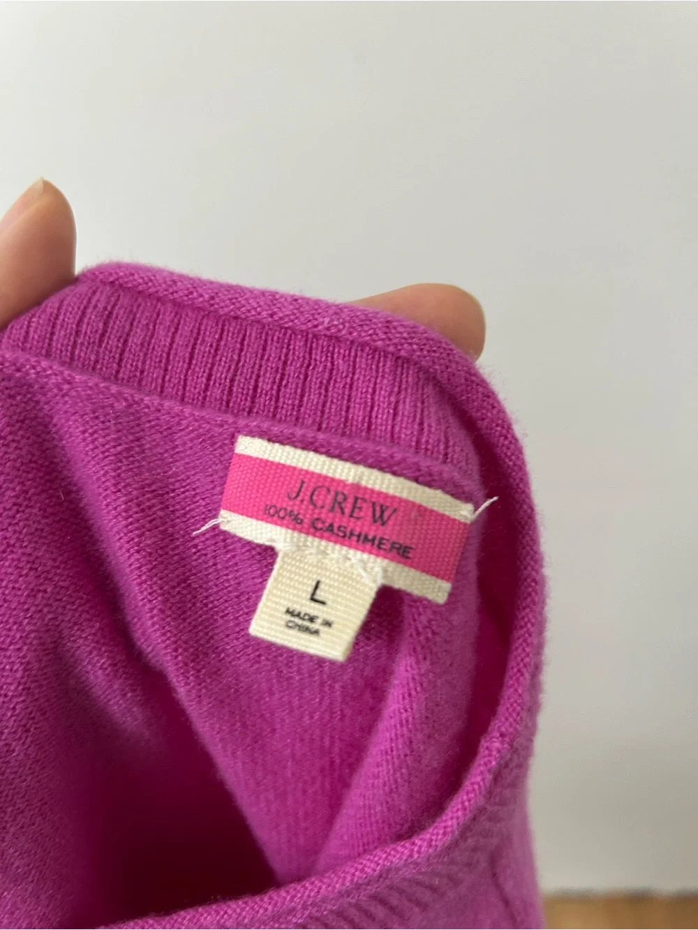 J. Crew Cream Short-Sleeve Crewneck‎ Sweater
